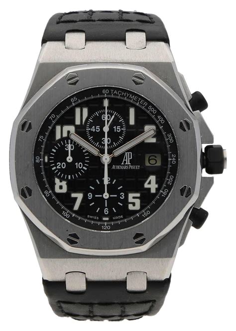 audemars piguet royal oak offshore stahl|audemars piguet offshore price.